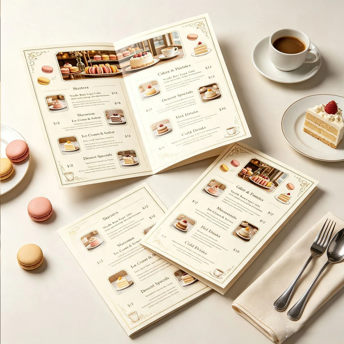 Custom Bakery Menus factory