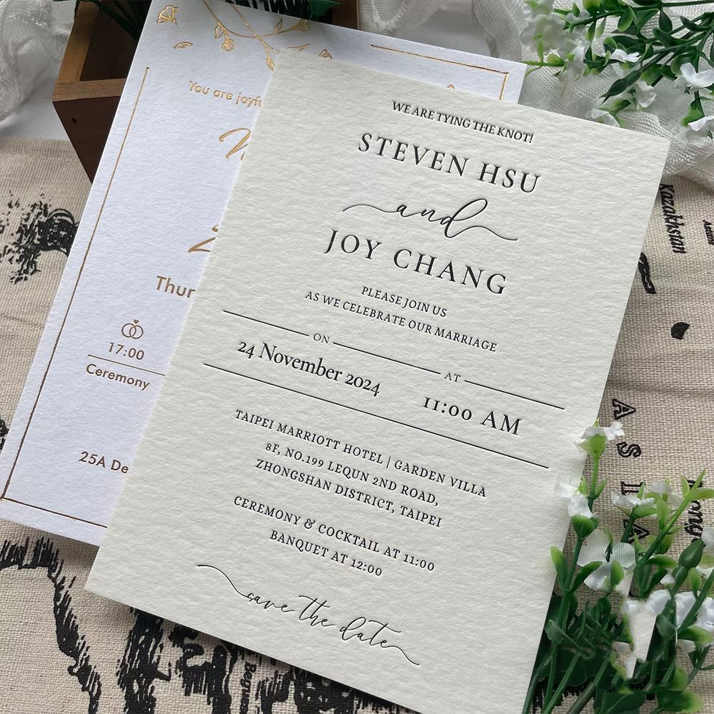 Custom Engagement & Wedding Invitations